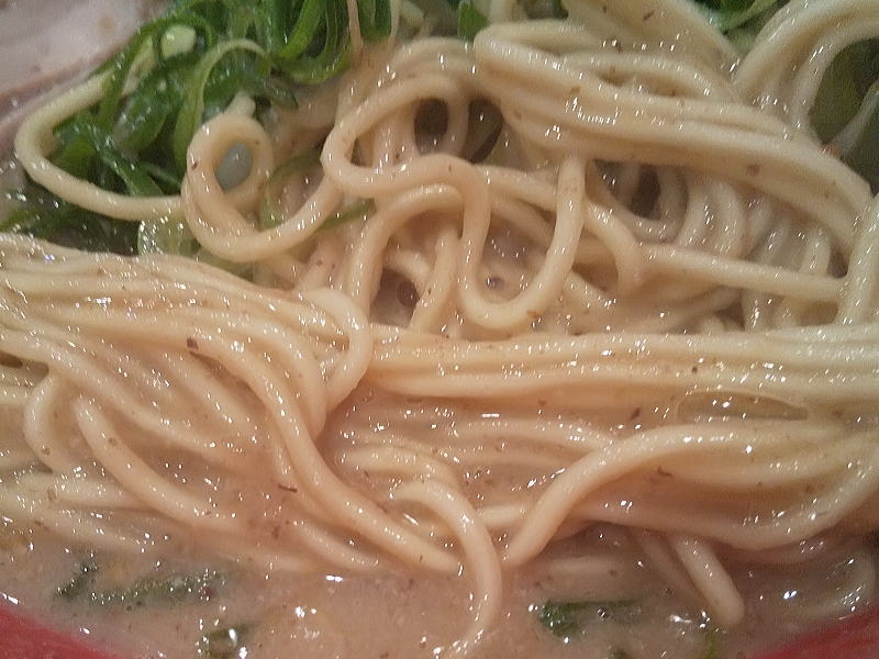 ラーメン大中本店の麺 / 京都グルメ食べ歩きガイド